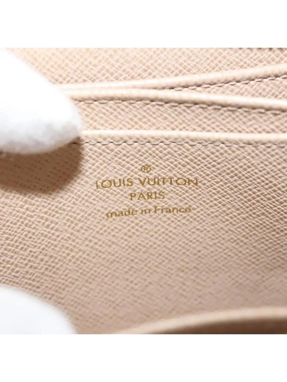 Louis Vuitton Laminated Jacquard Zippy #344157L52B